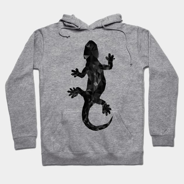 Black Barcelona City Lizard Hoodie by XOOXOO